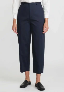 Closed Mawbray Sateen Stretch Pants In Dark Night Blue