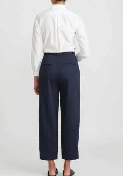 Closed Mawbray Sateen Stretch Pants In Dark Night Blue