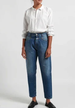 Closed Mid-Rise Jeans In Dark Blue