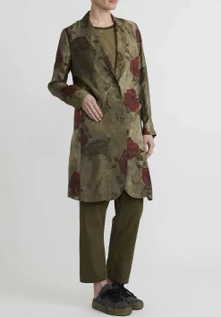 Uma Wang Moulay ''Kudo'' Jacket In Army Green & Red