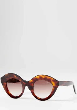 Lapima Nina Sunglasses In Havana Brown