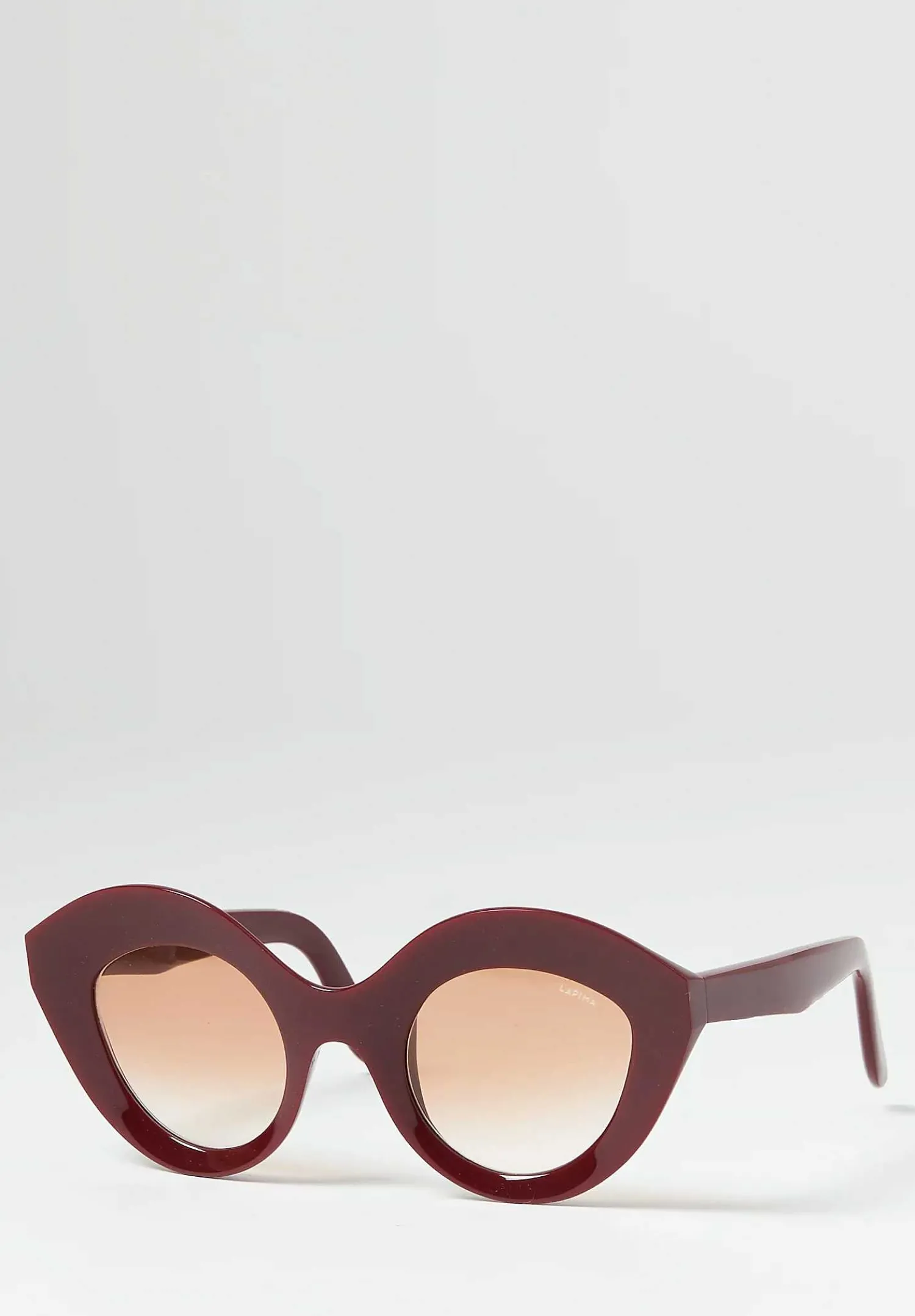 Lapima Nina Sunglasses In Red Golden Urucum