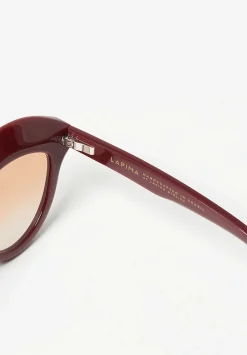 Lapima Nina Sunglasses In Red Golden Urucum