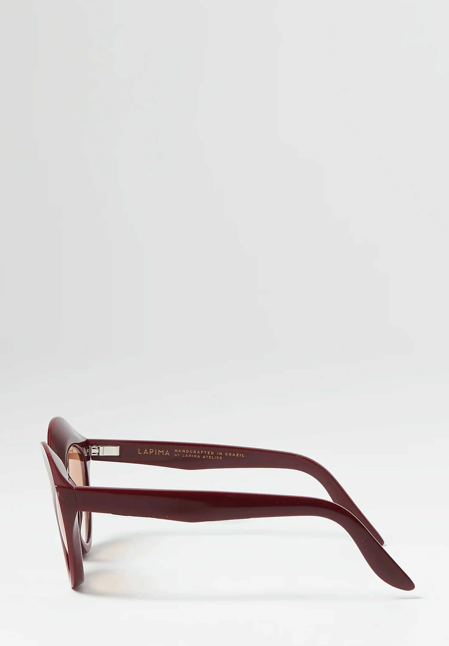Lapima Nina Sunglasses In Red Golden Urucum
