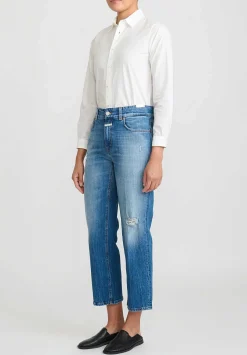 Closed Organic Cotton Denim Mid-Rise Milo Jeans In Mid Blue