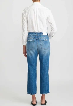 Closed Organic Cotton Denim Mid-Rise Milo Jeans In Mid Blue
