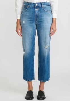 Closed Organic Cotton Denim Mid-Rise Milo Jeans In Mid Blue