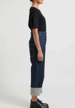 Toogood Organic Denim ''Ironmonger'' Jeans In Indigo Blue