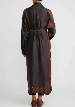 Masnada Oversized Weld Duster In Copper & Black