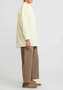Casey Casey Paper Cotton Shirt In Cream