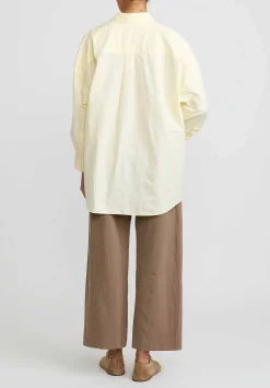 Casey Casey Paper Cotton Shirt In Cream