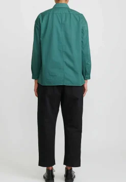Toogood Paper Maker Brushed Cotton Drill Pants In Flint Black