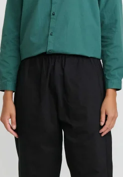 Toogood Paper Maker Brushed Cotton Drill Pants In Flint Black