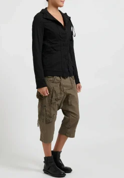 Rundholz Dip Patch & Pocket Racer Jacket In Black