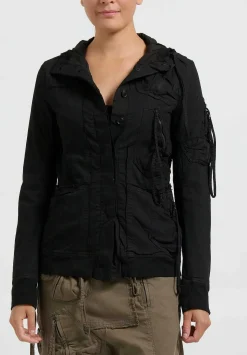Rundholz Dip Patch & Pocket Racer Jacket In Black