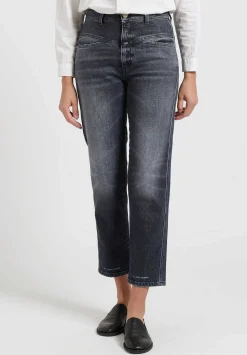 Closed Pedal Pusher'' Jeans In Dark Grey