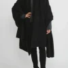 Rundholz Raccoon Hair Knit Scarf In Black