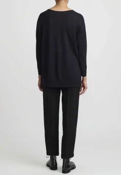 Antonelli Rhondiola Tapered Pants In Nero Black