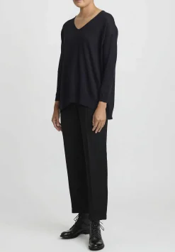 Antonelli Rhondiola Tapered Pants In Nero Black