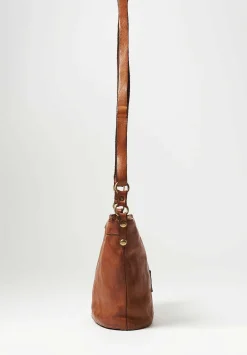 Campomaggi Secchiello Bucket Bag In Cognac Brown