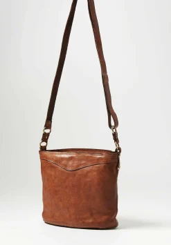 Campomaggi Secchiello Bucket Bag In Cognac Brown