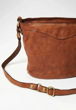 Campomaggi Secchiello Bucket Bag In Cognac Brown