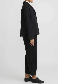 Album di Famiglia Serie Numerata Wool & Cashmere Loose Blazer In Slate Grey