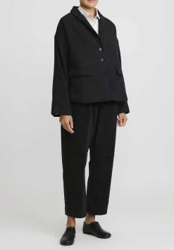 Album di Famiglia Serie Numerata Wool & Cashmere Loose Blazer In Slate Grey