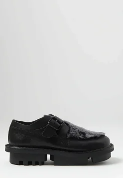 Trippen Sheepskin & Leather Transform Shoe In Black