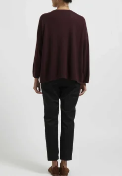 Hania New York Short Sasha Sweater In Bakelite Brown