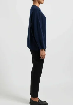 Hania New York Short Sasha Sweater In Cosmos Blue