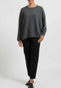 Hania New York Short Sasha Sweater In Derby Grey