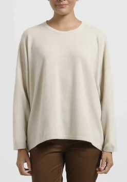 Hania New York Short Sasha Sweater In Earl Grey