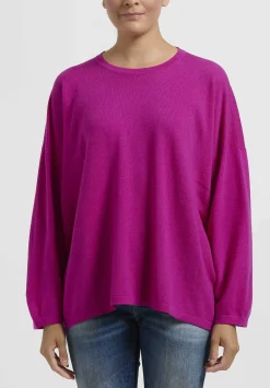 Hania New York Short Sasha Sweater In Mischief Pink