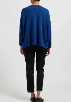 Hania New York Short Sasha Sweater In Noss Blue