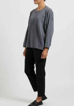 Hania New York Short Sasha Sweater In Smog Grey