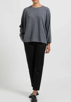 Hania New York Short Sasha Sweater In Smog Grey