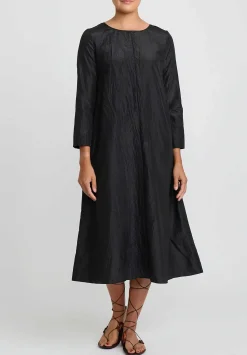 The Row Silk Martha Dress In Black