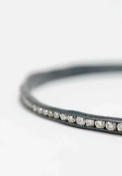 TAP by Todd Pownell Silver And Diamond Bangle