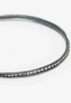 TAP by Todd Pownell Silver And Diamond Bangle