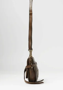 Campomaggi Simple Knot Crossbody Bag In Military Green