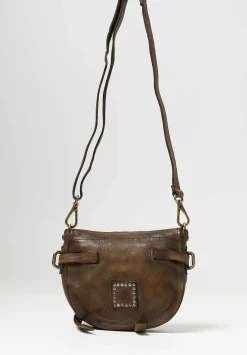 Campomaggi Simple Knot Crossbody Bag In Military Green