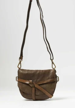 Campomaggi Simple Knot Crossbody Bag In Military Green