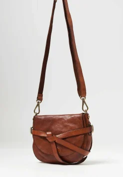 Campomaggi Simple Knot Crossbody Bag In Cognac Brown