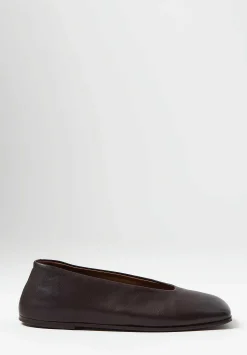 Marsèll Spatolona Ballerina Slip-On In Cioccovino Brown