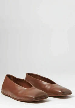 Marsèll Spatolona Ballerina Slip-On In Walnut Brown
