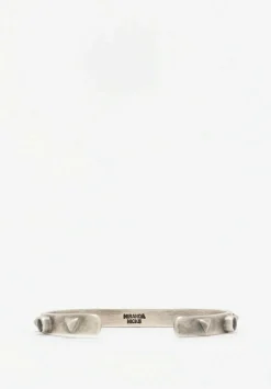 Miranda Hicks Sterling Silver & Black Spinel Mini Collar Cuff