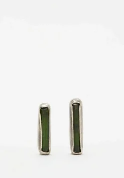 Miranda Hicks Sterling Silver & Tourmaline Little Mineral Studs