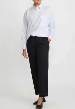 Antonelli Stretch Cotton Roubaix Pants In Nero Black
