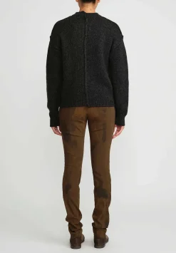 Masnada Stretch Skinny Leg Pants In Land Brown